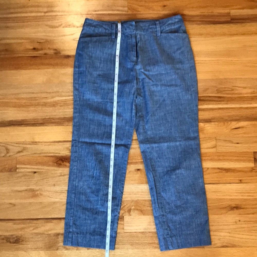 Land End 100% cotton mid rise capris EUC